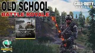 OLD SCHOOL BATTLE ROYALE, NO REVIVE NO SKILLS | Call of Duty Mobile | Solo vs Squad
