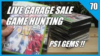 Live Garage Sale Video Game Hunting 70 - COME BACK 🌟 🎮