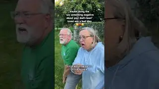 the “say something negative about dad’s lawn” trend broke Dad’s heart 💔😪 #shorts