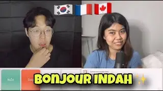 Talking in 3 Languages with my Korean friend on 