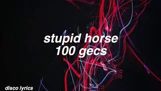 stupid horse || 100 gecs Lyrics