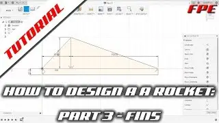 How to Make a Rocket in Fusion 360 - Part 3: Fins