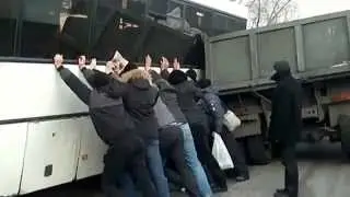Видео с регистратора.  Аварии и приколы 2015.