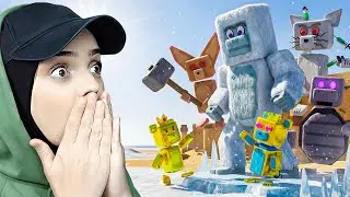 WE DEFEATED ALL THE BOSSES IN THE SUPER BEAR GAME TOGETHER! 😱⚔️