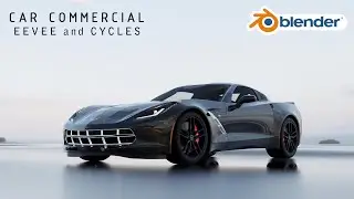 Car ADVERT made in blender | EEVEE & CYCLES | Car Advertisementq #shorts
