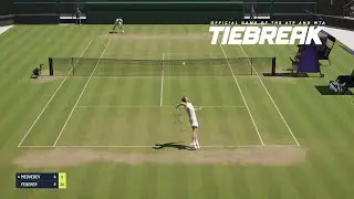 TIEBREAK - *UPDATED WIMBLEDON COURT* - Roger Federer Vs Daniil Medvedev I Wimbledon (PS5)