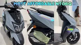 2025 Base Variant of TVS Ntorq 125 is back 🔥 Grey| Price | Detailed Walk around | Hindi