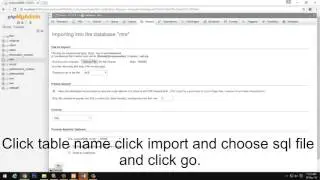 Database Transfer on Localhost (XAMPP) Muet Registration System (MRS)