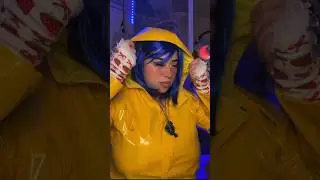 Coraline gets button eyes👀🪡🧵 