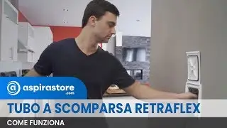 Come funziona l'aspirapolvere centralizzato con tubo a scomparsa Retraflex