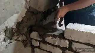Делаем кирпичную перегородку своими руками.