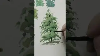 Color Swatch to Tree Painting