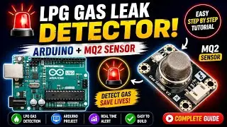 🚨 How to Use MQ2 Gas Sensor with Arduino | LPG Gas Leak Detector with Buzzer Alert