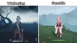 Wuthering Zone In Genshin vs Wuthering Waves Side By Side