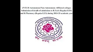 JNTUH ONE TIME FEE DETAILS @jntubtechtutorial