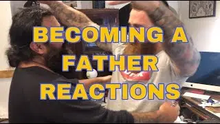 VLOG #2 Reactions on telling people im becoming a father
