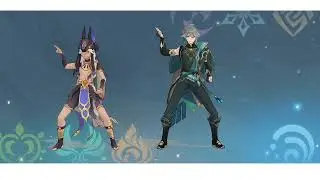 [MMD Genshin Impact]Alhaitham e Cyno-The Magic Bomb (PUBG Victory Dance)