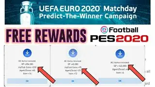 Pes 2020 || FREE REWARDS || 11*5 SCOUTS || 330 myClub Coins || 432500 GP 🔥🔥