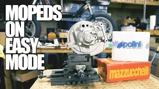 Vespa Piaggio Polini Speed cases rebuild