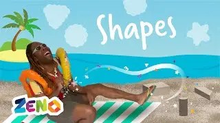Play + Learn about Shapes | August Circle Time with Zeno | Math for Kids