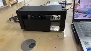 Large thrust shaft linear motor module.