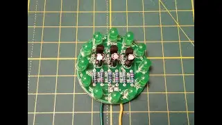 Начинающим. Набор для сборки LED KIT Green.Бегущие по кругу огни.