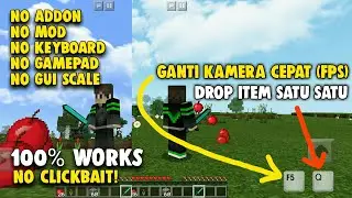 CARA GANTI KAMERA CEPAT & DROP ITEM SATU SATU DI MCPE 1.4.4!