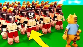 WHO IS THE FAKE INVICTOR? ❓😂 WE FILLED A ROBLOX WORLD WITH 100,000 NOOBS