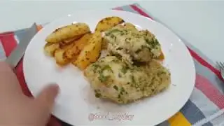 Запеченная куриная грудка в сырной панировке