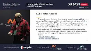 How to build a large clusters in GKE/On-Prem (Stanislav Kolenkin, Ukraine) [RU]