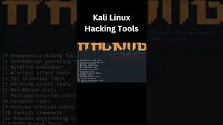 Kali Linux Hacking Tools 