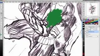 Coloring Line Art in Photoshop.mp4