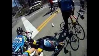 Triangle Cyclists Crash