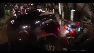 Driving your kid home at night but it's not bed time yet.