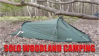 Stealth camping solo in the woods + crossbow shooting