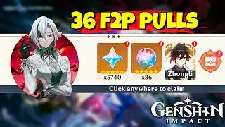 NEW! HOW TO GET 36 FREE PULLS & 5740 PRIMOGEMS FOR ARLECCHINO & ZHONGLI BANNERS! - Genshin Impact