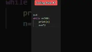 Coding Rule #1 