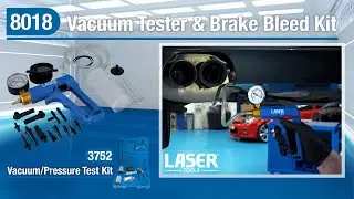 8018 | Vacuum Tester & Brake Bleed Kit | 3752 | Vacuum/Pressure Test Kit