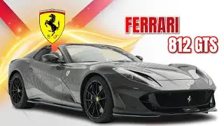 Ferrari 812 GTS : The Ultimate Grey Masterpiece.