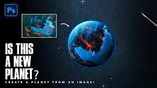 How To Create A Planet From An Image in Photoshop!