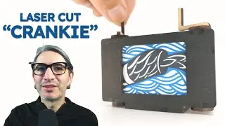 Make a Laser Cut Crankie (Moving Panorama)