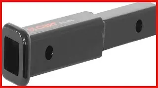 CURT 45789 7-Inch Long Trailer Hitch Extension for 1-1/4-Inch Receiver, 350 lbs