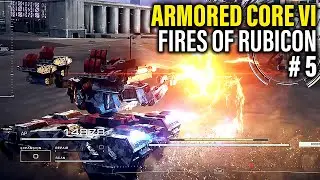 Armored Core 6 Let's Play - Retrieve Combat Logs & Rank F Arena - First Sorties Part 5
