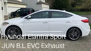 Hyundai Elantra Sport - EVC Exhaust