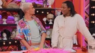 Tomara Thomas  and Cara Melle bicker infront of Ru
