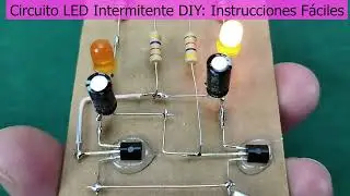 Luces LED Intermitente con Transistores 2n3904