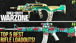 WARZONE: Top 5 META ASSAULT RIFLE LOADOUTS After Update! (WARZONE Best Weapons)