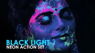 Glowing Neon Effect Action for Photoshop