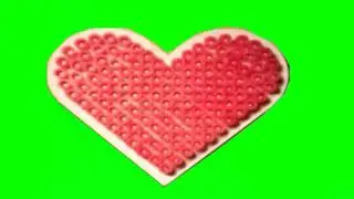 heart beat green screen