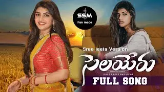 Selayeru Paruthunte | Sri leela Selayeru Paruthunte | Sree leela folk song | Fanmade 